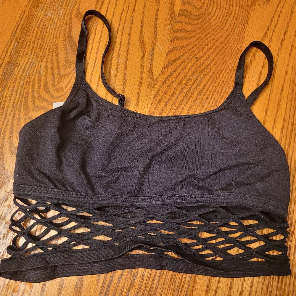 Pink Bralette Black Size Small